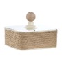Boîte à bijoux Home ESPRIT Marron Clair Métal 16 x 16 x 11 cm (2 Pièces)