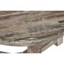 Side table Home ESPRIT White Brown 45 x 45 x 45 cm