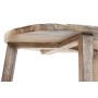 Side table Home ESPRIT White Brown 45 x 45 x 45 cm