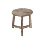 Side table Home ESPRIT White Brown 45 x 45 x 45 cm