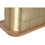 Dining Table Home ESPRIT Golden Brass Mango wood 210 x 110 x 76 cm