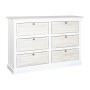 Chest of drawers Home ESPRIT White Natural 150 x 40 x 100 cm