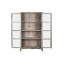 Display Stand Home ESPRIT White Brown Recycled Wood 100 x 40 x 180 cm
