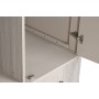 Cupboard Home ESPRIT Light grey Metal MDF Wood