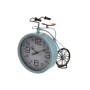 Table clock DKD Home Decor Blue Green Bicycle Vintage (2 Units)