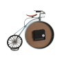 Horloge de table DKD Home Decor Bleu Vert Bicyclette Vintage (2 Unités)