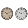 Wall Clock Home ESPRIT White Beige PVC 30 x 4 x 30 cm (2 Units)