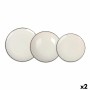 Tableware La Mediterránea Anllo White 12 Pieces (2 Units)