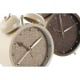 Table clock Home ESPRIT Brown Beige (2 Units)