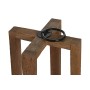 Bougeoir Home ESPRIT Marron Naturel Verre Bois de manguier 27 x 27 x 54 cm