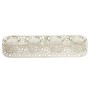 Bougeoir Home ESPRIT Crème Métal Verre 31 x 7 x 5 cm