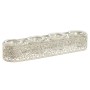 Bougeoir Home ESPRIT Crème Métal Verre 31 x 7 x 5 cm
