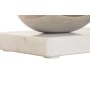 Candleholder Home ESPRIT White Silver Crystal Marble 40 x 13 x 22 cm
