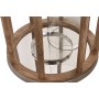 Candleholder Home ESPRIT Brown Silver Natural Crystal Mango wood 30 x 30 x 42 cm