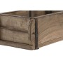 Bougeoir Home ESPRIT Naturel Fer Teck 60 x 15 x 14 cm