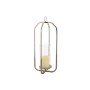 Candleholder Home ESPRIT Silver Crystal Steel 21 x 21 x 49 cm