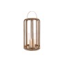 Candleholder Home ESPRIT Brown Silver Crystal Mango wood 30 x 30 x 53 cm