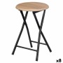 Tabouret Gift Decor WR7007M Naturel PVC Métal Bois MDF 30 x 46 x 30 cm 71,8 x 6,5 x 30 cm (8 Unités)