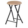 Tabouret Gift Decor WR7007M Naturel PVC Métal Bois MDF 30 x 46 x 30 cm 71,8 x 6,5 x 30 cm (8 Unités)