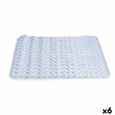 Bath rug Berilo AR1910104 Transparent PVC 0,03 x 50 x 50 cm (6 Units)