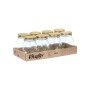 Bocal Vivalto CWDH03-8PK Or Transparent 500 ml (8 Unités)