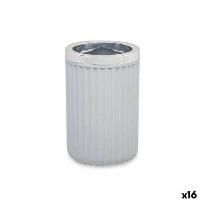 Glass Berilo 3436-2 Grey Plastic 7,5 x 11,5 x 7,5 cm (16 Units)