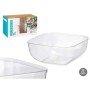 Plate set Leknes CK80688-1 Transparent Plastic 5 L 25,5 x 12,3 x 25,5 cm (12 Units)