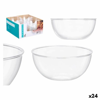 Set of bowls Leknes CK80678 Transparent Plastic 700 ml 15,2 x 7 x 15,2 cm (24 Units)