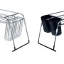 Extendable Dish Drainer for Sink Kinvara W3422A-1 Black Silver Metal polypropylene 44 x 11 x 16 cm (4 Units)