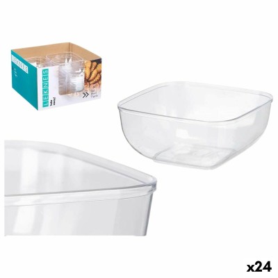 Set de Bols Leknes CK80688 Transparent Plastique 800 ml 15,3 x 7 x 15,3 cm (24 Unités)