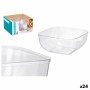 Set of bowls Leknes CK80688 Transparent Plastic 800 ml 15,3 x 7 x 15,3 cm (24 Units)