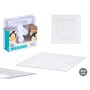 Plate set Leknes CK80668-2-T Transparent polystyrene Plastic 20,3 x 1,5 x 20,3 cm (24 Units)