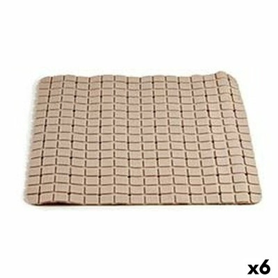 Tapis de bain Berilo AR1910103 Beige PVC 0,03 x 50 x 50 cm (6 Unités)