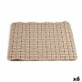 Tapis de bain Berilo AR1910103 Beige PVC 0,03 x 50 x 50 cm (6 Unités)