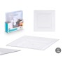 Plate set Leknes CK80668-1-T Transparent polystyrene Plastic 27,3 x 2,3 x 27,3 cm (24 Units)