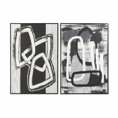 Cadre DKD Home Decor Abstrait Moderne (83 x 4,5 x 122,5 cm) (2 Unités)