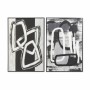 Cadre DKD Home Decor Abstrait Moderne (83 x 4,5 x 122,5 cm) (2 Unités)