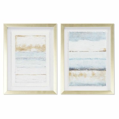 Cadre DKD Home Decor Abstrait (30 x 2,5 x 40 cm) (2 Unités)