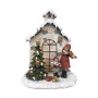 Décorations de Noël DKD Home Decor Résine Maison (16,5 x 9 x 21 cm) (2 Unités)