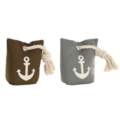 Door stop DKD Home Decor Sand 13 x 9 x 20 cm (2 Units)