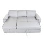 Sofabed Home ESPRIT Light grey Modern 220 x 153 x 88 cm