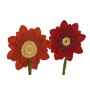 Door stop Home ESPRIT Polyester Jute 14 x 14 x 33 cm (2 Units)
