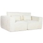 Canapé Home ESPRIT Crème Scandi 220 x 158 x 91 cm