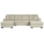 Canapé Convertible Home ESPRIT Sable Moderne 298 x 154 x 92 cm