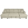 Sofabed Home ESPRIT Sand Modern 298 x 154 x 92 cm