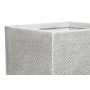 Cache-pot Home ESPRIT Gris Magnésium 37 x 37 x 31,5 cm (4 Unités)