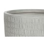 Cache-pot Home ESPRIT Gris Magnésium 44 x 44 x 43 cm (4 Unités)