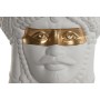 Planter Home ESPRIT White Golden Porcelain 15 x 15 x 26.5 cm (2 Units)