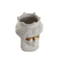 Planter Home ESPRIT White Golden Porcelain 15 x 15 x 26.5 cm (2 Units)