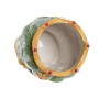 Planter Home ESPRIT Green Multicolour Porcelain 15 x 15 x 26.5 cm (2 Units)